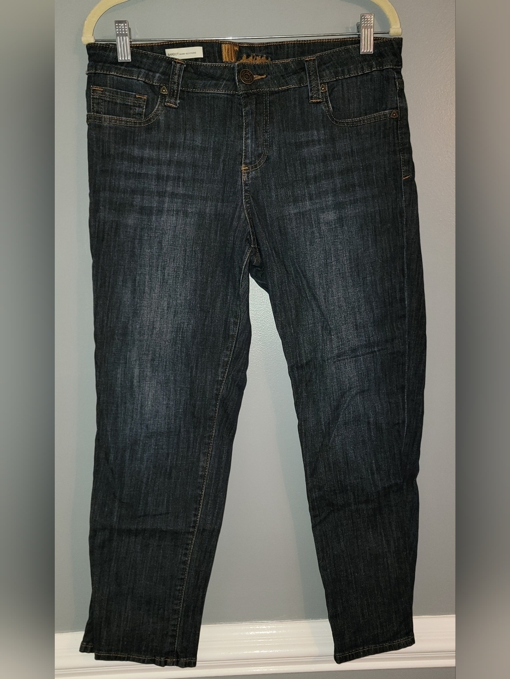 Kut from the Kloth Bardot Skinny Crop Boyfriend Jeans